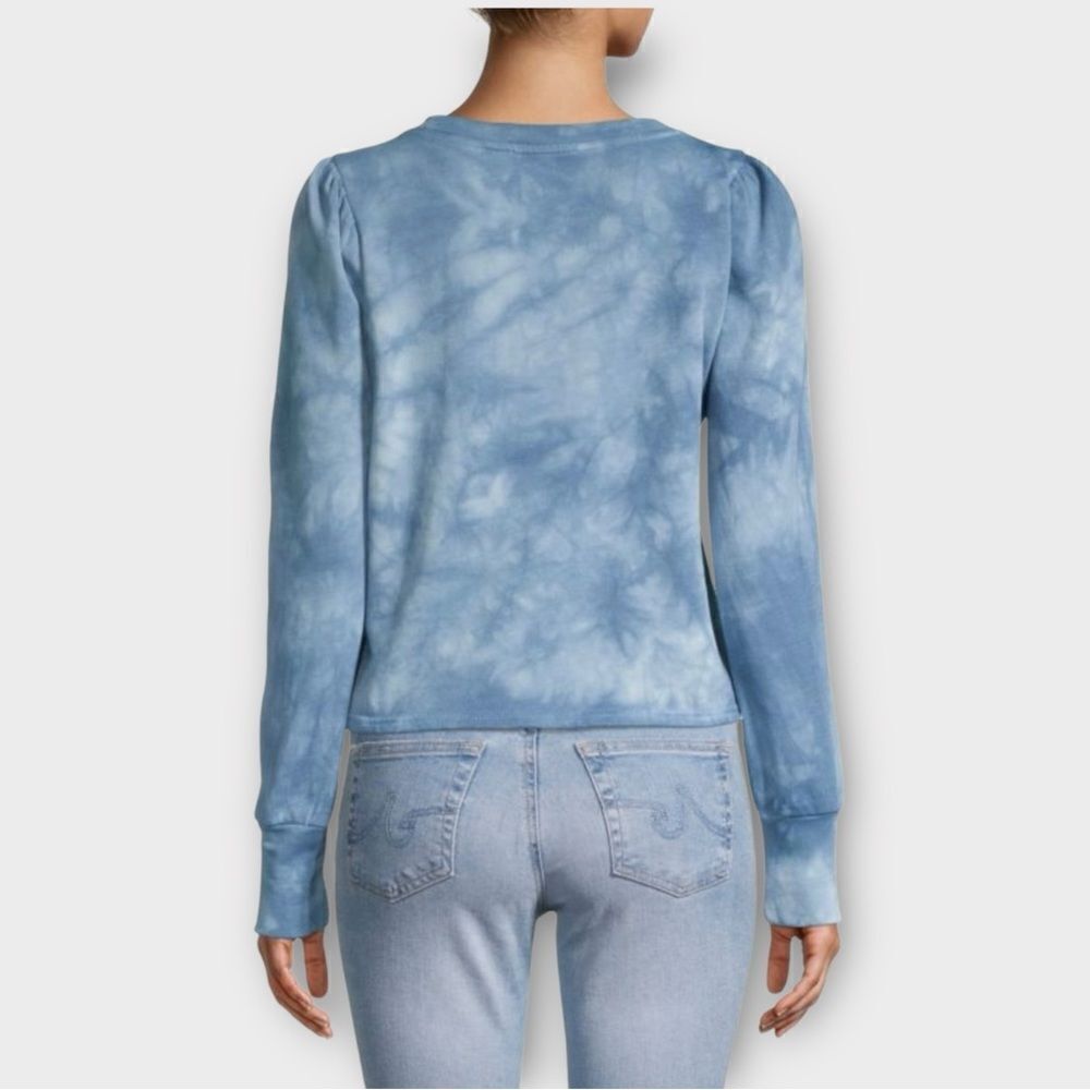 BB Dakota Groove Thing Sweatshirt in Blue Tie-Dye Women’s Size S NWT - Picture 2 of 10